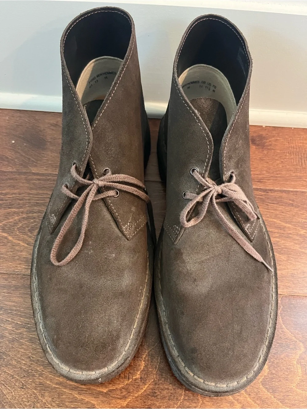 Men's Brown Suede Desert Boots M11.5